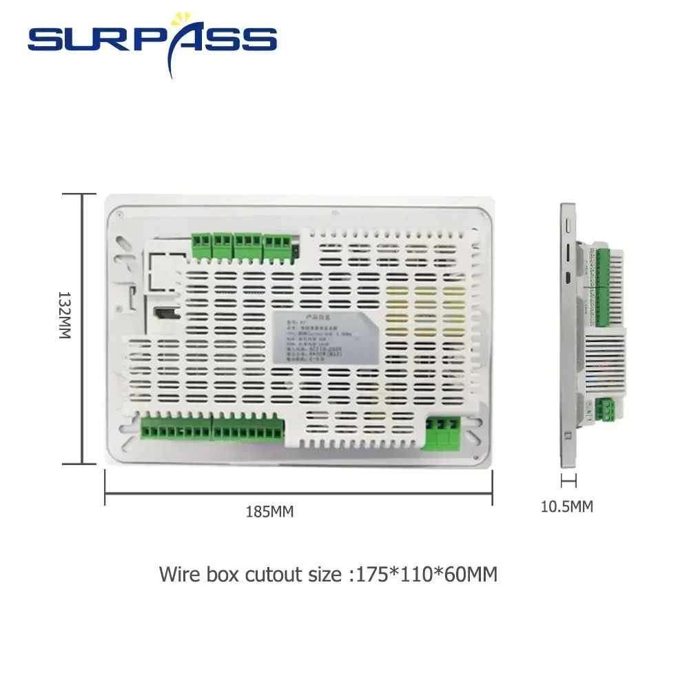 Android 8.1 wzmacniacz mocy 8 kanałów WiFi kompatybilne z Bluetooth wzmacniacze ścienne wsparcie Audio TUYA nagłośnienie Surround