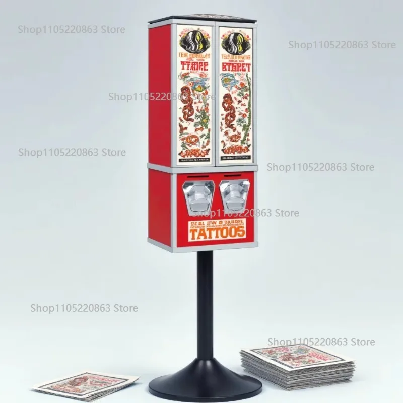 New Business Idea Cartoon Vending Machine Outdoor Custom Sticker Vending Machine with Bracket Tattoo Vending Machine