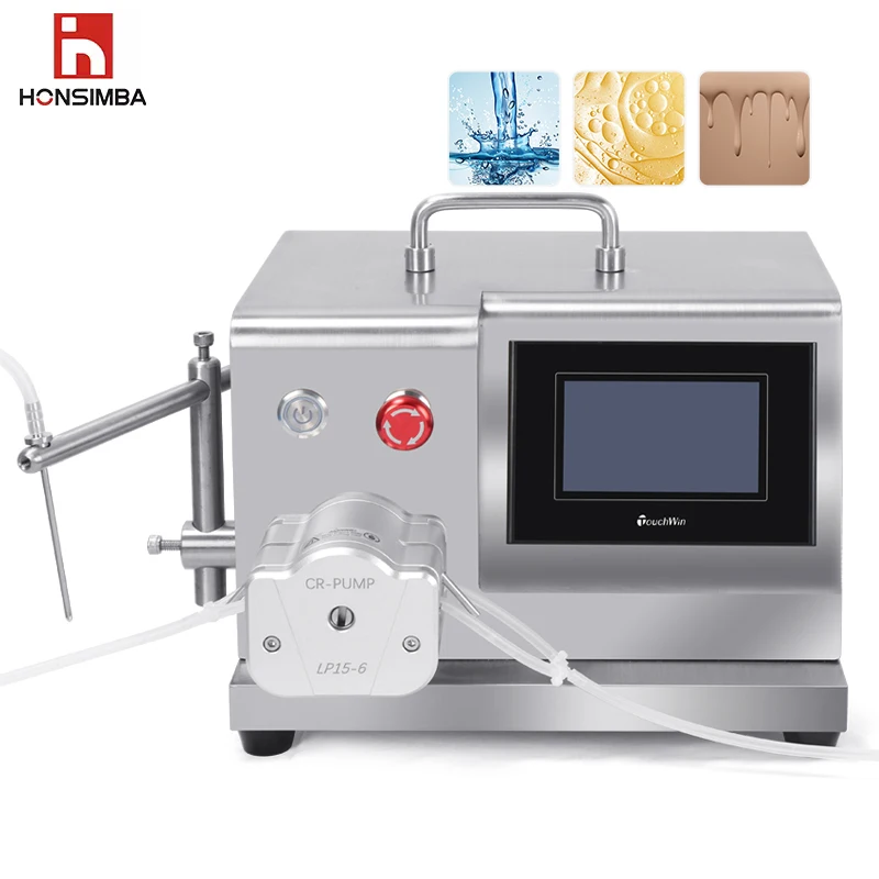 Small Type Semi Automatic Liquid Filling Machines Cosmetic Perfume Oil Filler Production Line Glass Bottle Filling Machine