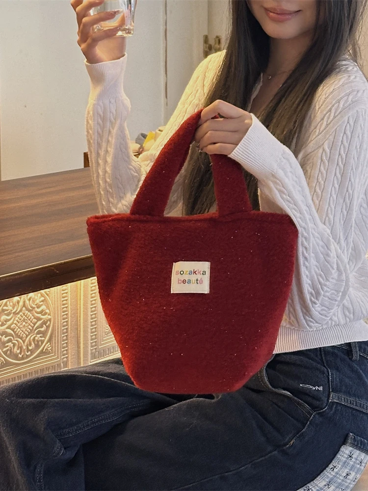 bolsa-de-natal-de-pelucia-vermelha-para-mulheres-bolsa-de-cras-bolsa-de-almoco-estilo-casual-simples-com-f-de-ziper