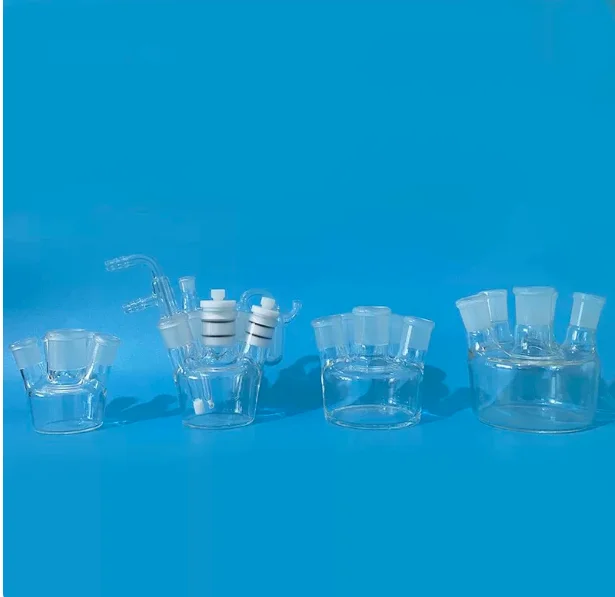 50/100/250ml 5-Port Electrolytic Cell, Single/Double Layer Sealed Cell for Redox Reaction Lab