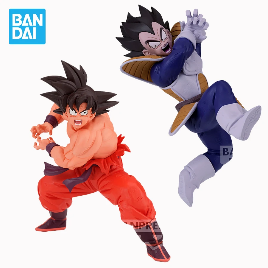 Banpresto Draagon Ball Z Anime Figurines Match Makers Kaiouken Goku Vegeta Action Figures DBZ Figurals Collection Model Toys