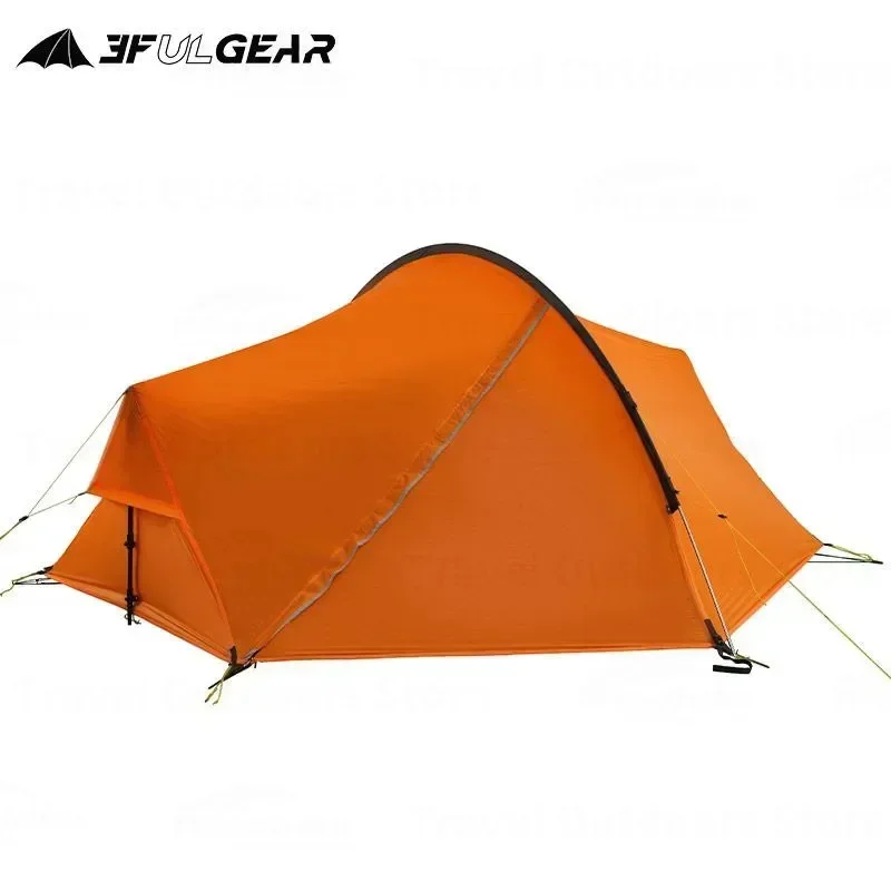 3FUL GEAR Dolphin 2 tent Ultralight Silicon Coated Waterproof Wind Resistant double tent Outdoor Camping Hiking Camping Picnic