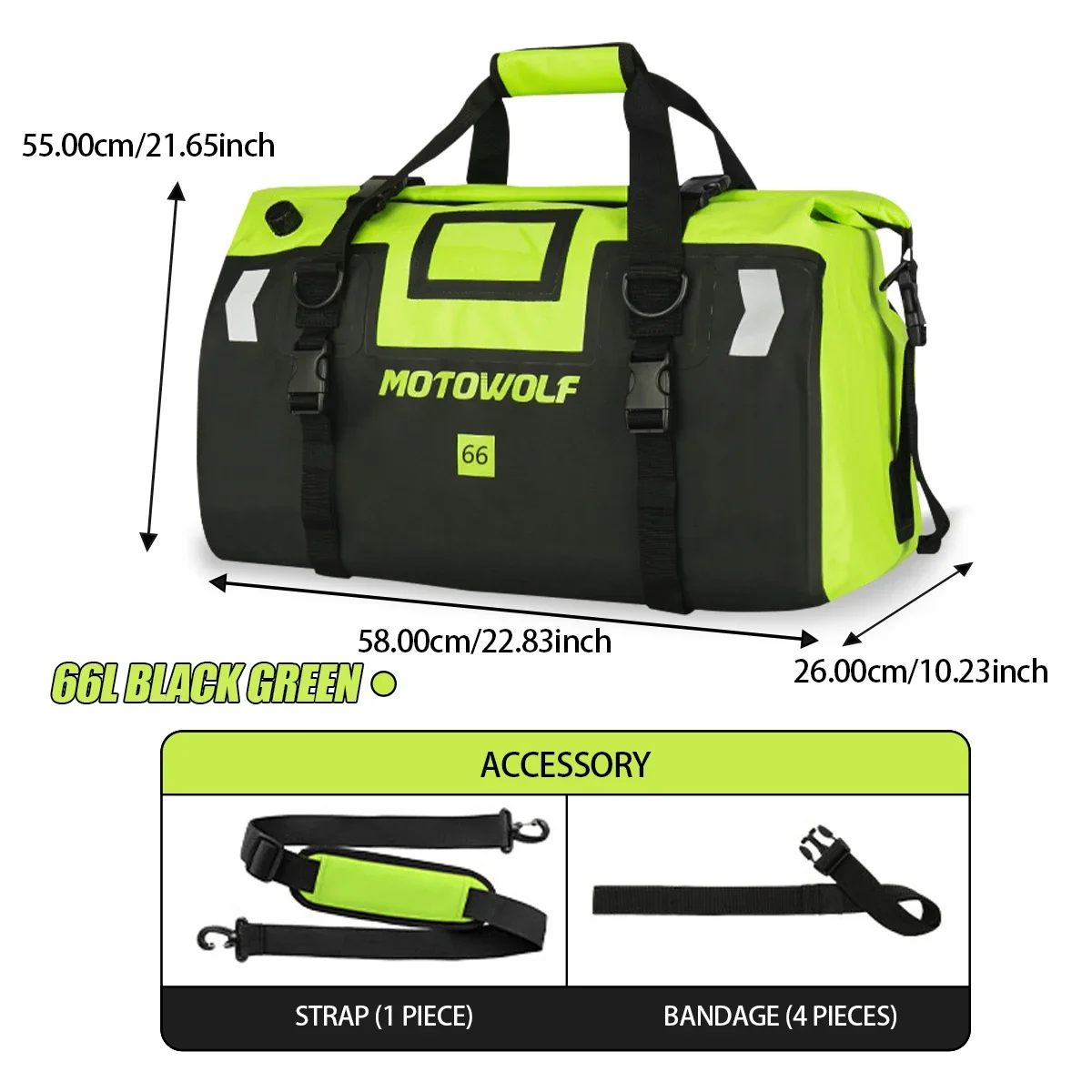 Waterdichte 20L/40L/50L/66L/70L/100L Droge Opbergtas voor Fiets Motor Reizen, Zwemmen, Varen, Kajakken, Kamperen & Strand