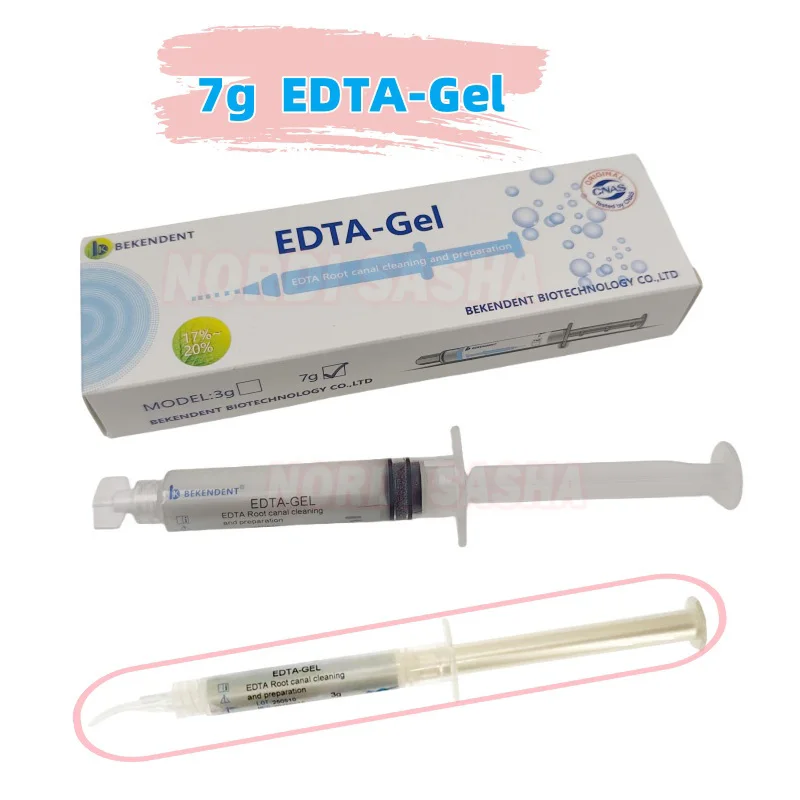 7g BEKENDENT EDTA Gel Dental Root Canal Cleaning and Preparation Gel for Root Canal Expansion and Lubrication