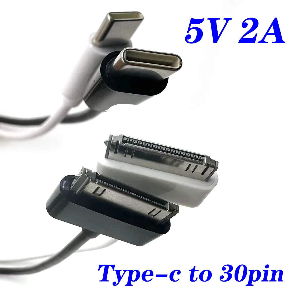 

USB Type C to 30Pin Charging Cable for iPad for iPhone 3/4 for iPad 1 for iPad 2 for iPad 3 PVC Data Sync Cord ﻿
