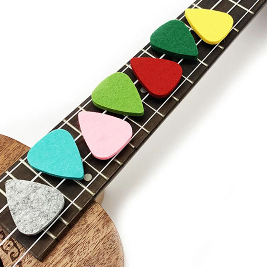 5 قطعة 3 سنتيمتر اللون ورأى يختار دائم على شكل قلب يختار ل الغيتار القيثارة باس الموسيقية سلسلة أداء الآلات الملحقات #4