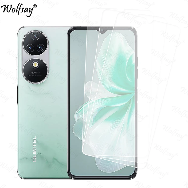 Volle Kleber Transparent Glas Für Oukitel C38 Screen Protector Für Oukitel C38 C38 Gehärtetem Glas Für Oukitel C38 Glas 6,6 zoll