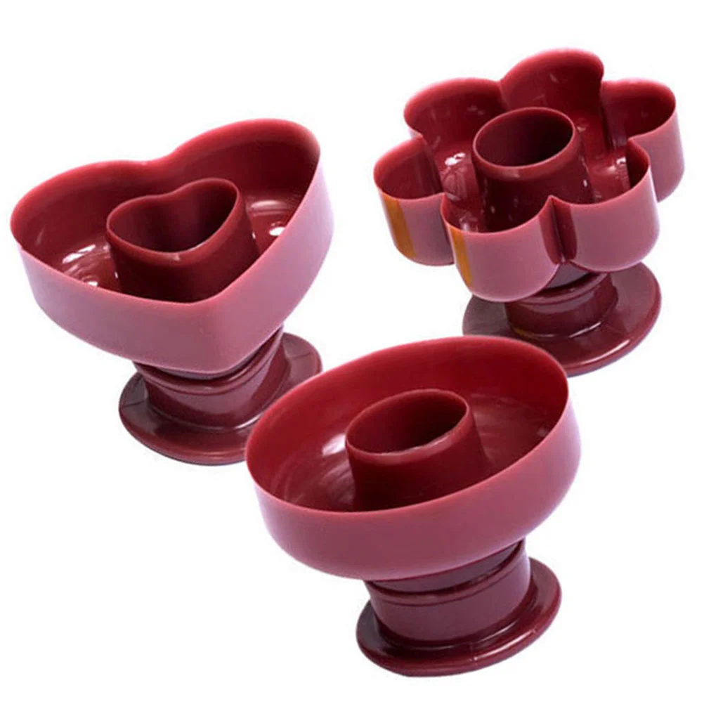 3 pezzi di stampi da forno forniture vassoio per torte stampo per ciambelle ciambelle pentole strumento per biscotti i fiori colata di ciambelle