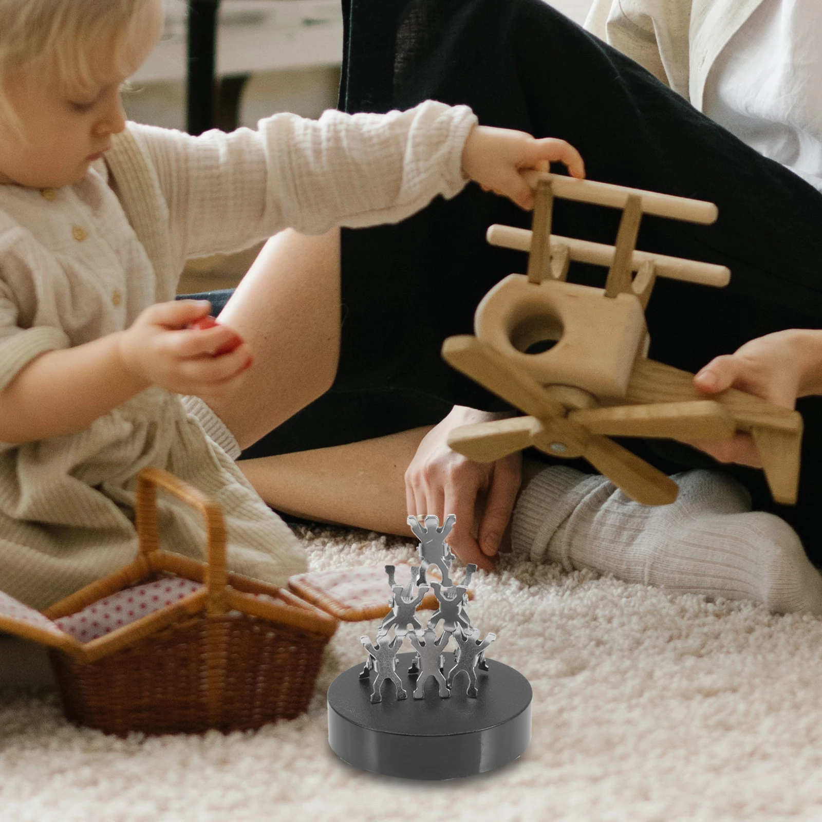 

Magnetic Artware Decor Creative DIY Magnetic Sculpture Crafts Home Decoration Plastic Tabletop Adorn Gifts Kids Toys Building