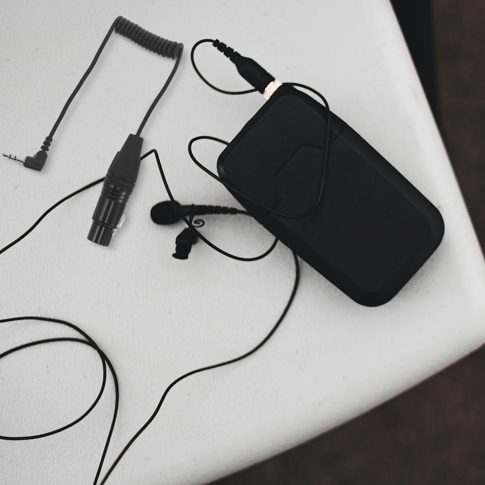 3.5 مللي متر إلى Xlr أنثى الربيع قابل للسحب كابل الميكروفون مرنة متوازنة نقل الصوت سلك الميكروفون لميكروفون الهاتف Mp3 #1