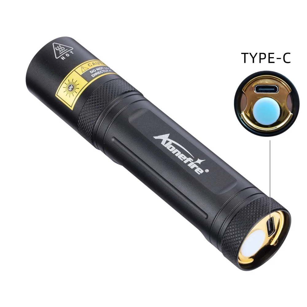 Alonefire SV77 Linterna UV 365nm para detectar manchas de mascotas - imagen 4