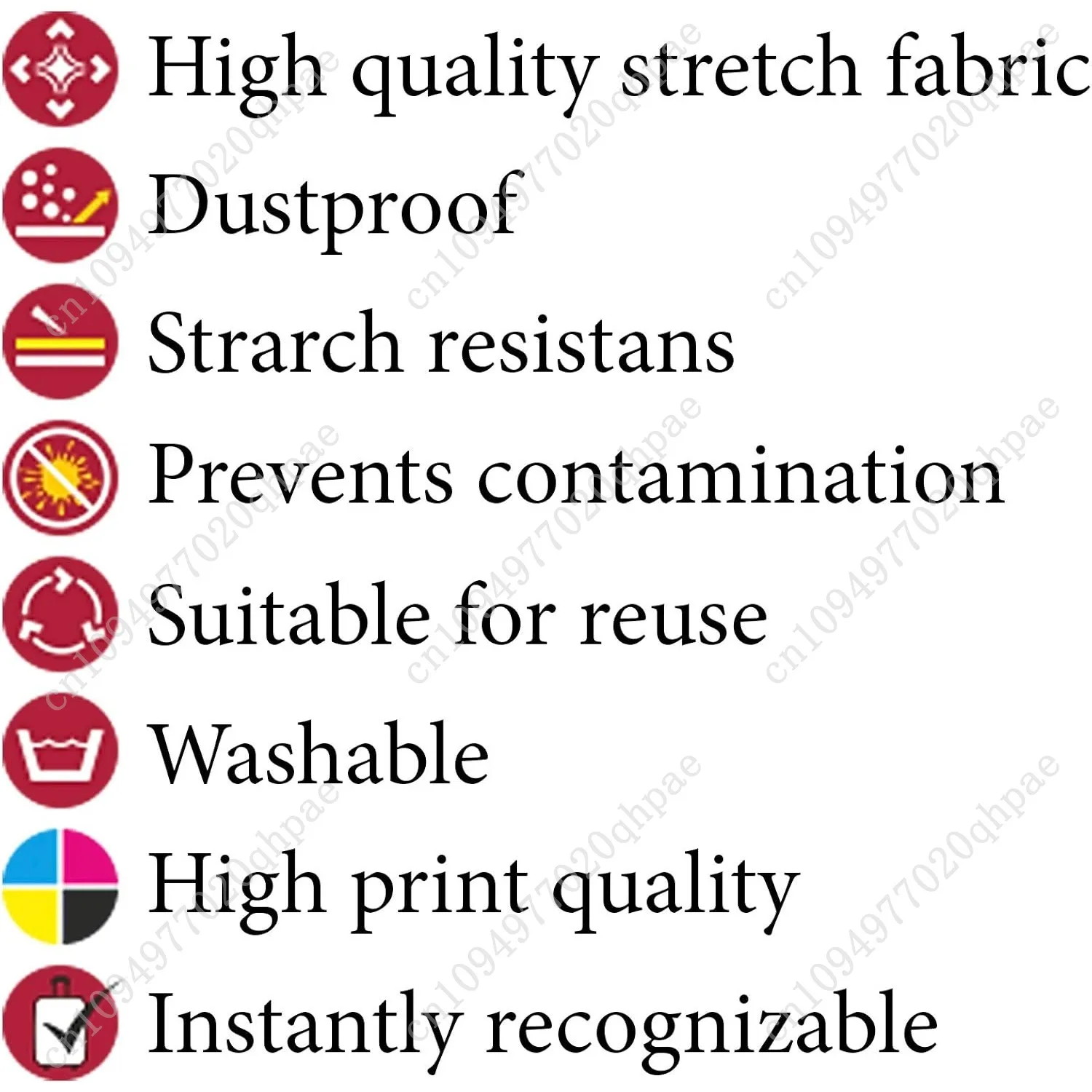 غطاء حقيبة الأمتعة يناسب 19-33 بوصة غطاء حقيبة سفر معتمد من TSA قابل للغسل ومضاد للغبار ومضاد للخدش (M (22-26 بوصة)