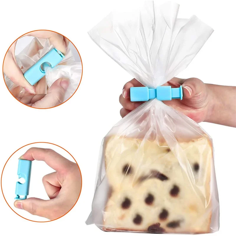 2/4/6PCS Sealing Clip Food Preservation Bag Clip Snack Fresh Food Storage Seal Bag Clips Sealer Clamp Kitchen Storage Tool