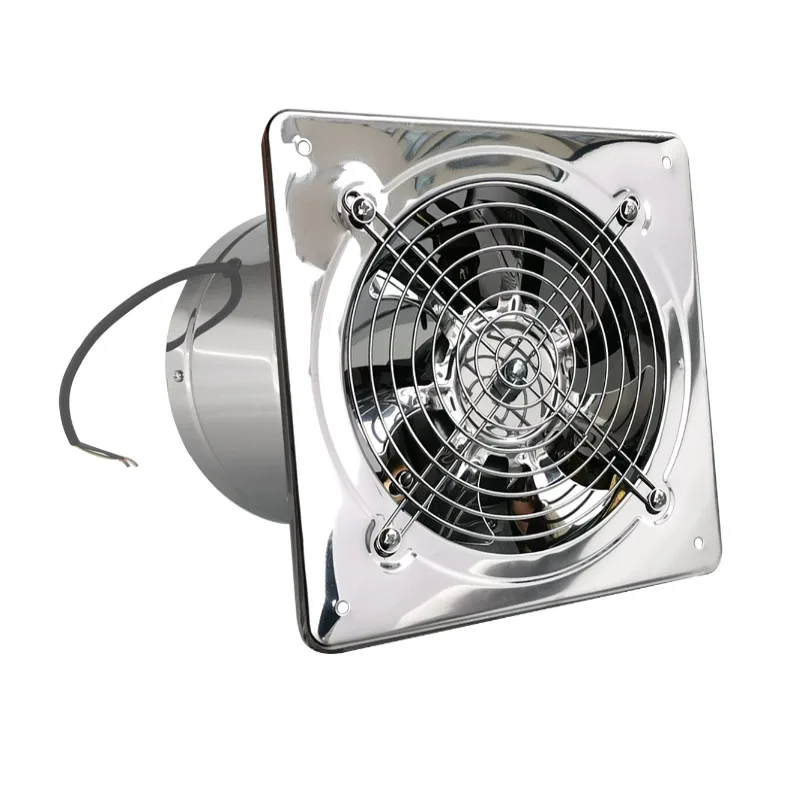 

Stainless Steel 6/8/12 Inch Exhaust Fan Toilet Kitchen Bathroom Hanging Wall Window Duct Fan Air Ventilator Extractor Blower