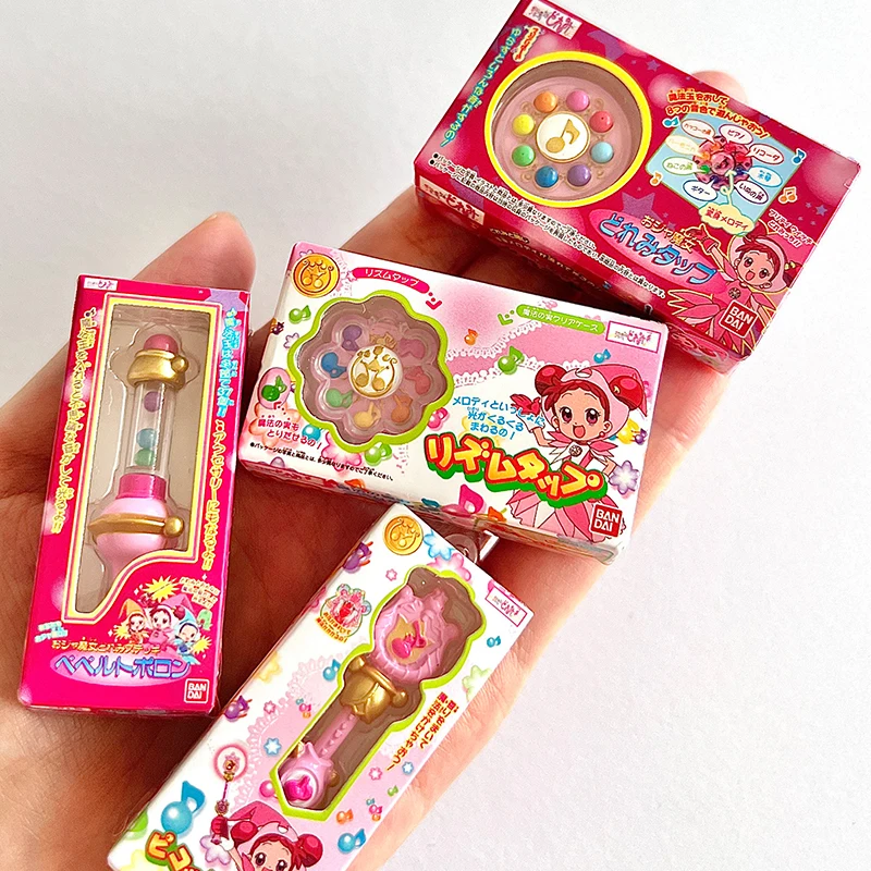 متوفر في المخزون مجموعة تحويل بانداي أوجاماجو دوريمي سلسلة مفاتيح محاصر عصا سحرية مجموعة سحرية زينة الحلي نموذج اللعب #2