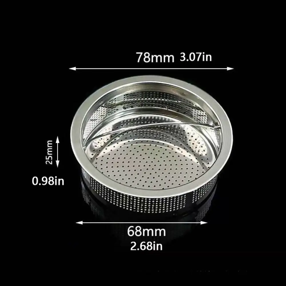 Clean Stainless Sink Drain Colander No Clogging Colander Drain Filter Leftover Protective Sink Drain Filter Kitchen Supplies