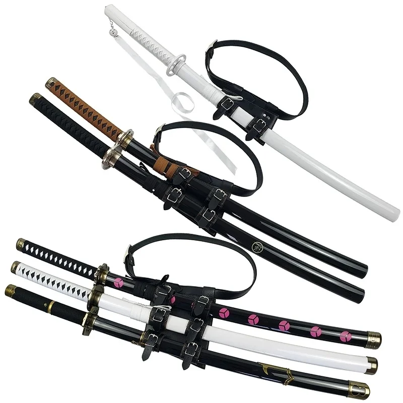 Étui épée damas Katana, ceinture, Costume de Cosplay Anime, sabre de samouraï Original, taille réelle, pleine taille, support Katana japonais, cadeau