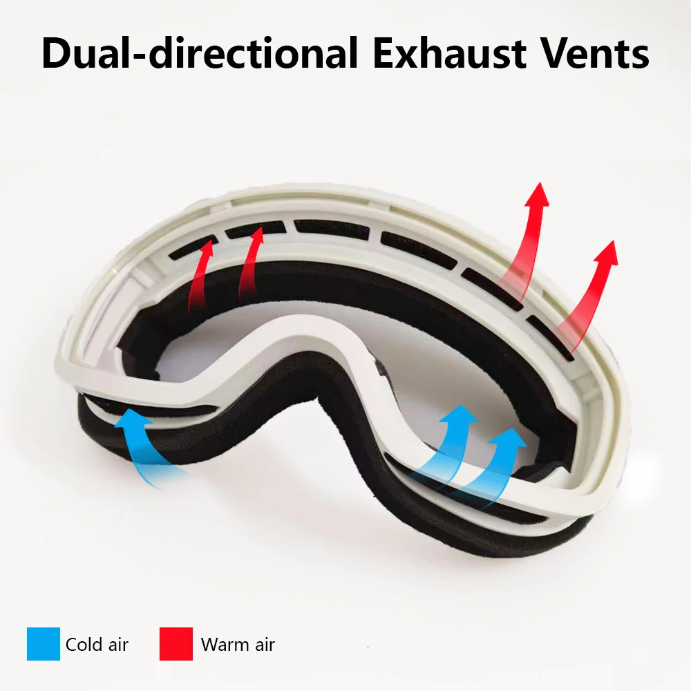 2025 الأطفال هدايا عيد الميلاد موضة اكسسوارات التزلج يندبروف نظارات عالية الوضوح عدسة الغبار Sandproof الشتاء التزلج