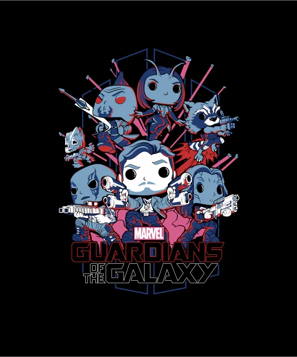 Funko Guardiões da Galáxia Vampire Anime Shirt, Eternal Youth