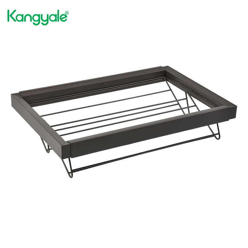 stll Hot Sale Sliding Drawer Type  Storage Rack 360 Degree Rotating Telescopic Folding Cabinet Shelf Shoe Racks