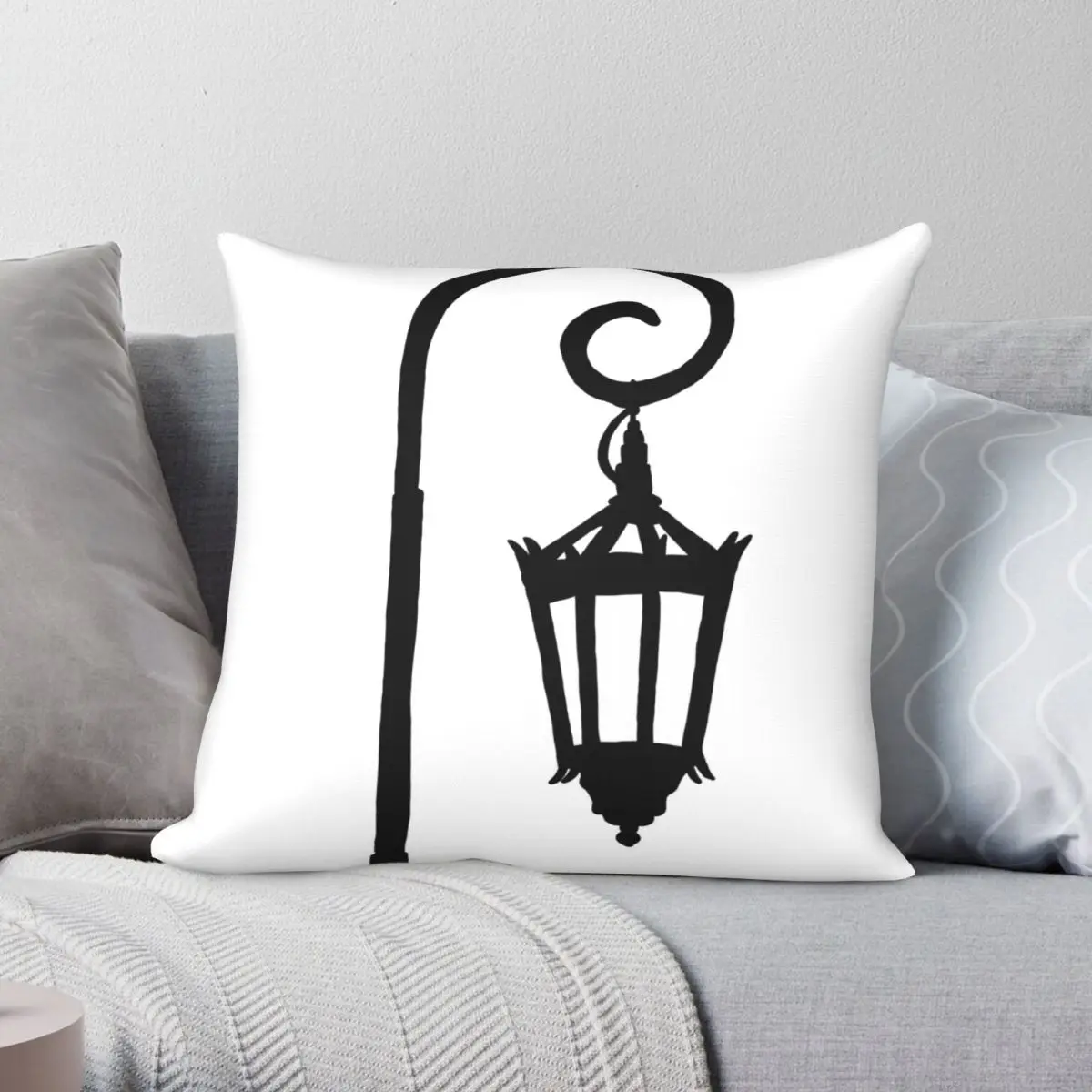 

Wellesley Lamppost Pillowcase Polyester Linen Velvet Creative Zip Decor Throw Pillow Case Home Cushion Cover