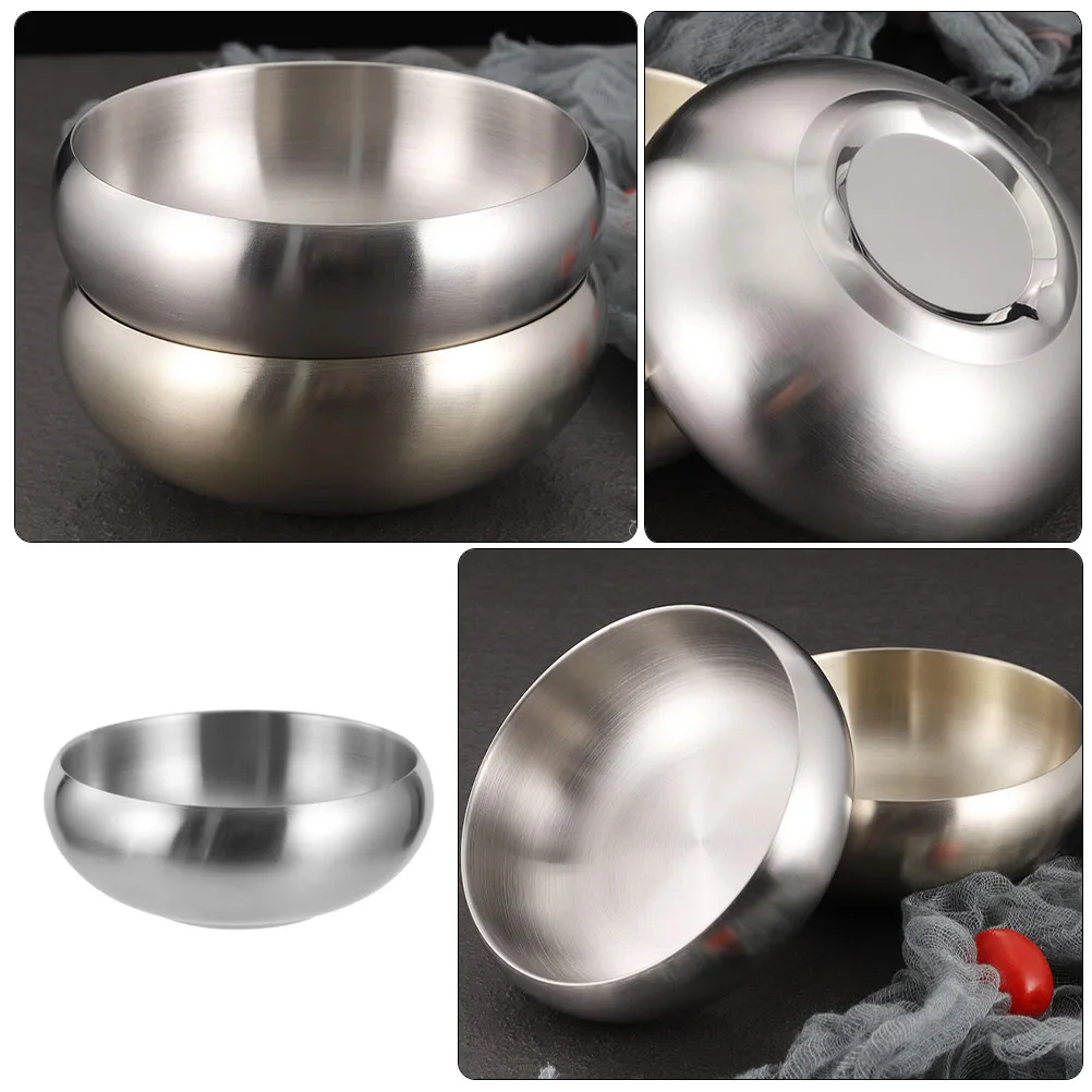 

Layer Food Bowl Rice Holder For Soup Rice Noodle Salad Storage Kitchen Food Container Tableware Home Bowl