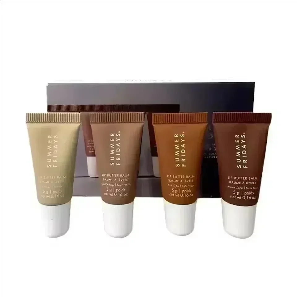 Fridays estivi Zucchero rosa Cacao caldo Lunga durata Idratante profondo Lucidalabbra Rossetto Nutriente Cura delle labbra Ridurre le linee delle labbra Set