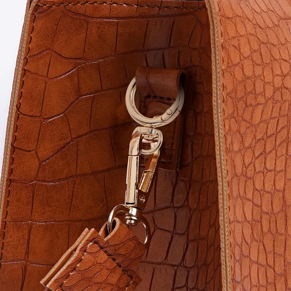 10pcs Spring Buckles Heavy Duty Alloy Swivel Clasps Key Ring Clips For Keys Bags Accessories Carabiner Keychain Clip Leash Clip