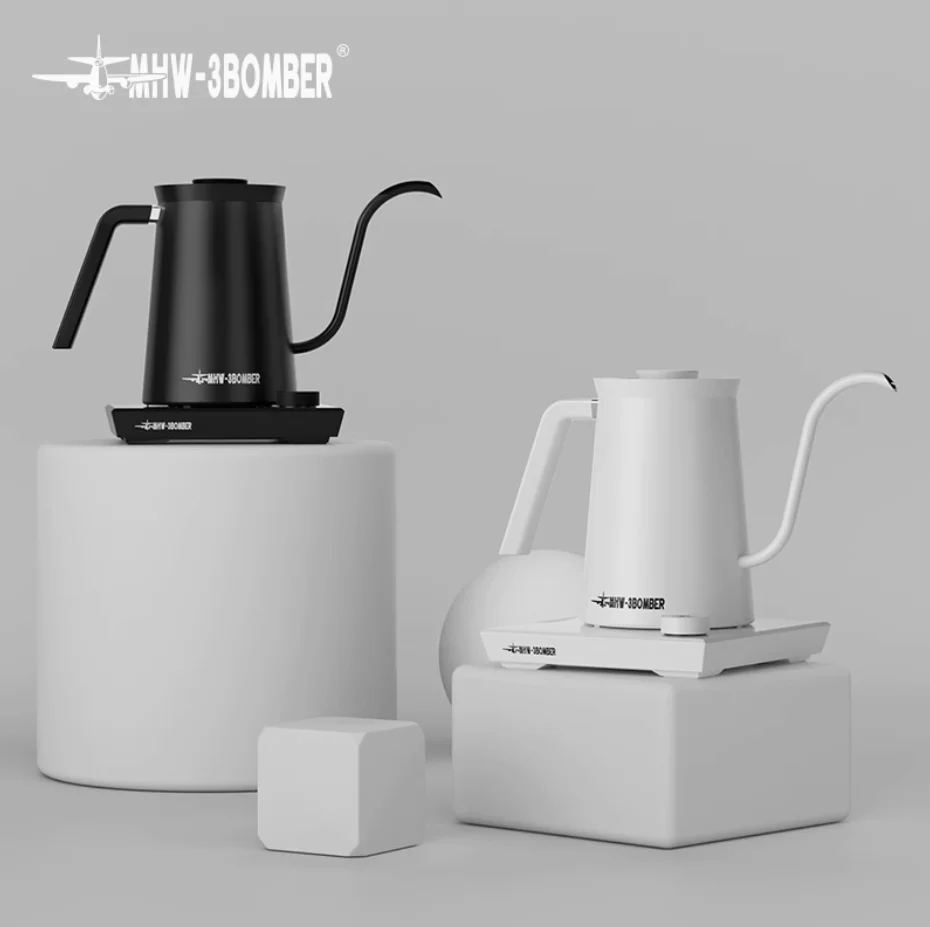 

MHW-3BOMBER Smart Electric Coffee Kettle Precise Temperature Control Gooseneck Kettles Pour Over Coffee Home Barista Accessories