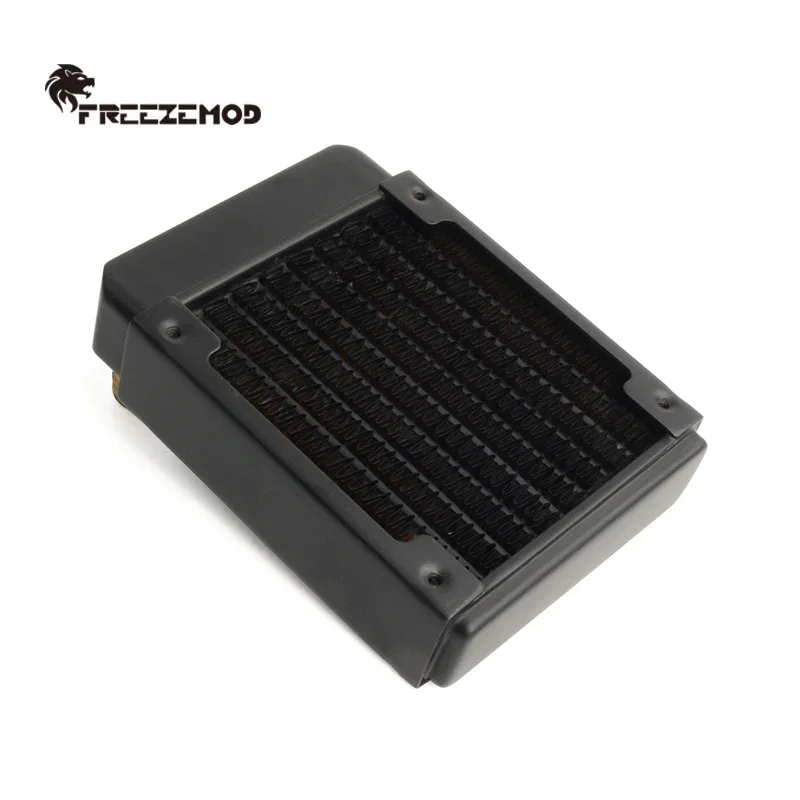 FREEZEMOD-radiador de refrigeración por agua para ordenador, disipador de calor de 80mm de cobre, soporte de 25mm de espesor, ventilador de 8cm