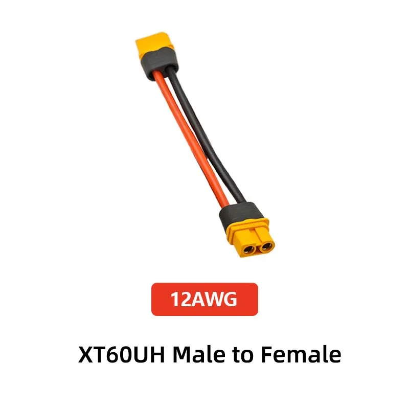 XT60UH-M/F كابل محول الرأس 12/14/16AWG سلك السيليكون 10/15/20/30/50 سنتيمتر