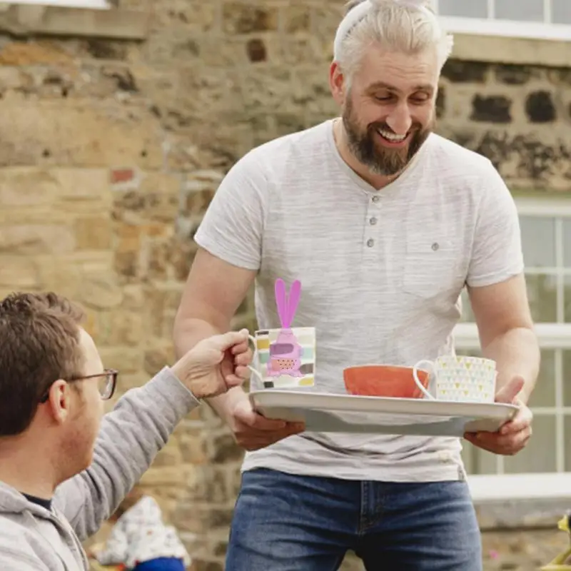 Bunny Tea Strainer Tea Strainer Infuser Teaware Loose Tea With 2 Big Ear Tea Brewer Infusers Kitchen Tools Accessories Teamaker