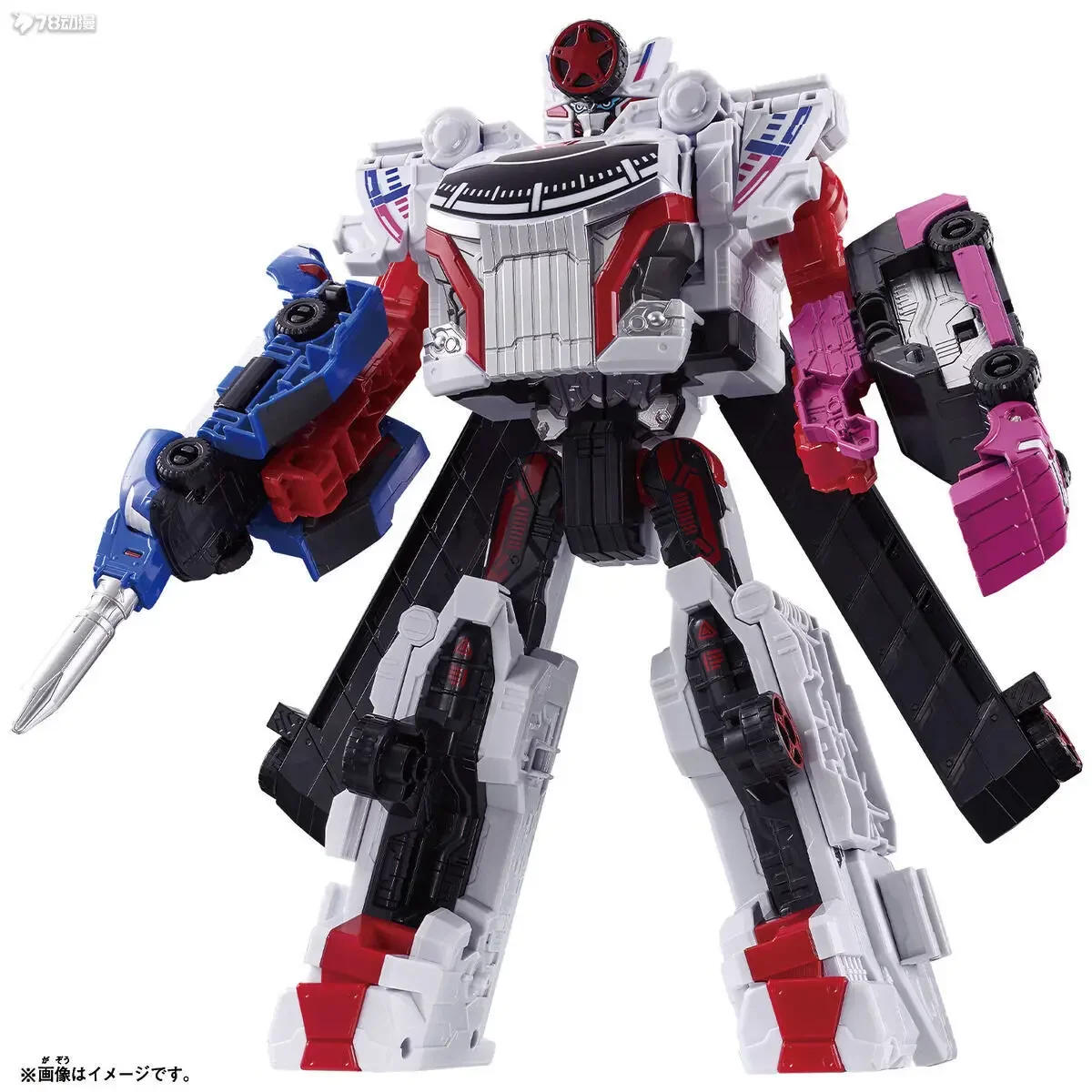 Bandai Bakuage Sentai Boonboomger Action Figures Super Sentai DX Transformer DX Soaring Mach Robot Modello Giocattoli Regalo di compleanno