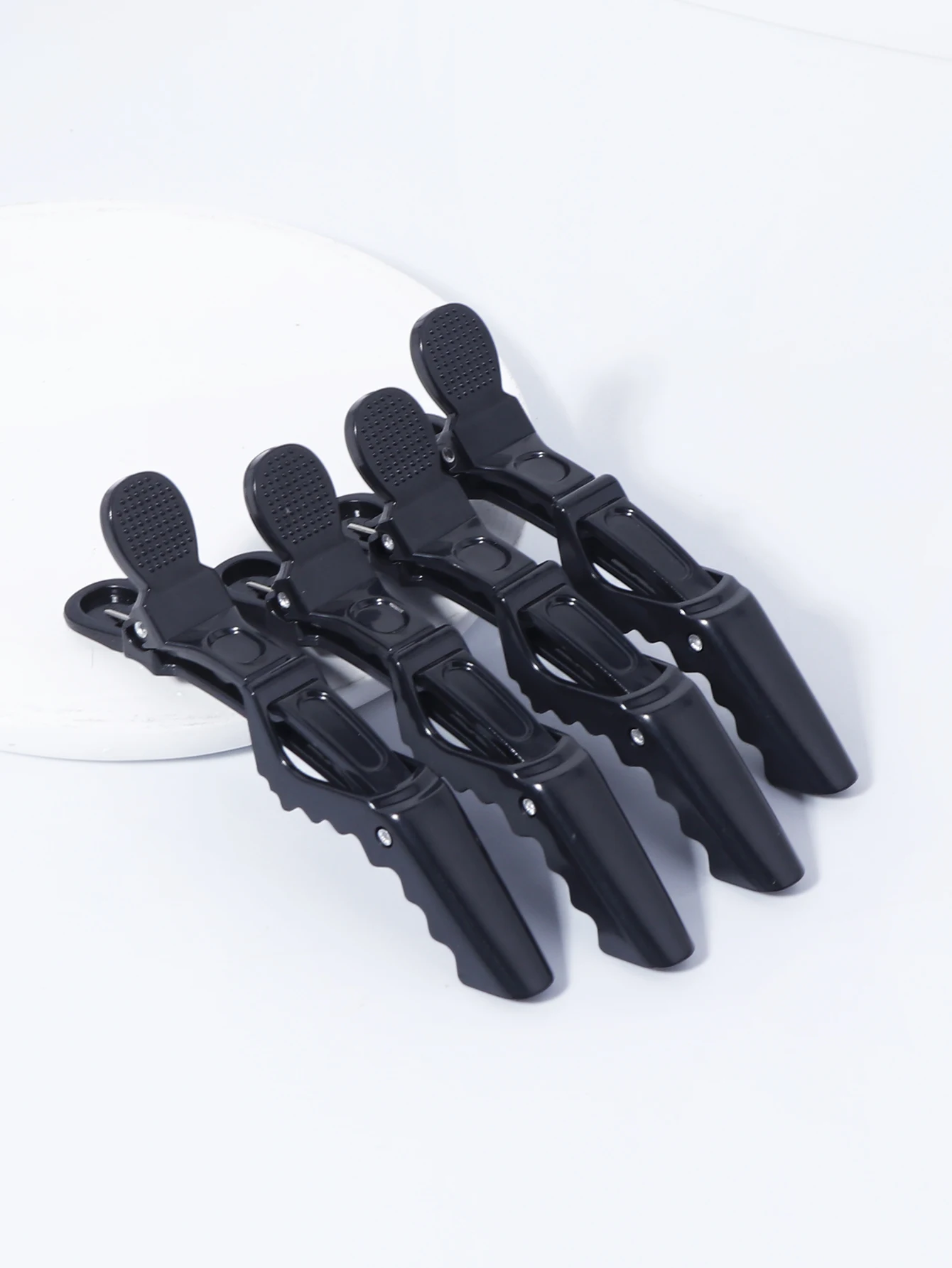 4 teile/satz Krokodil Clips Nicht Slip Friseur Styling Schnitte Clips Salon Barber Liefert Für Haar Zubehör – Detail 4