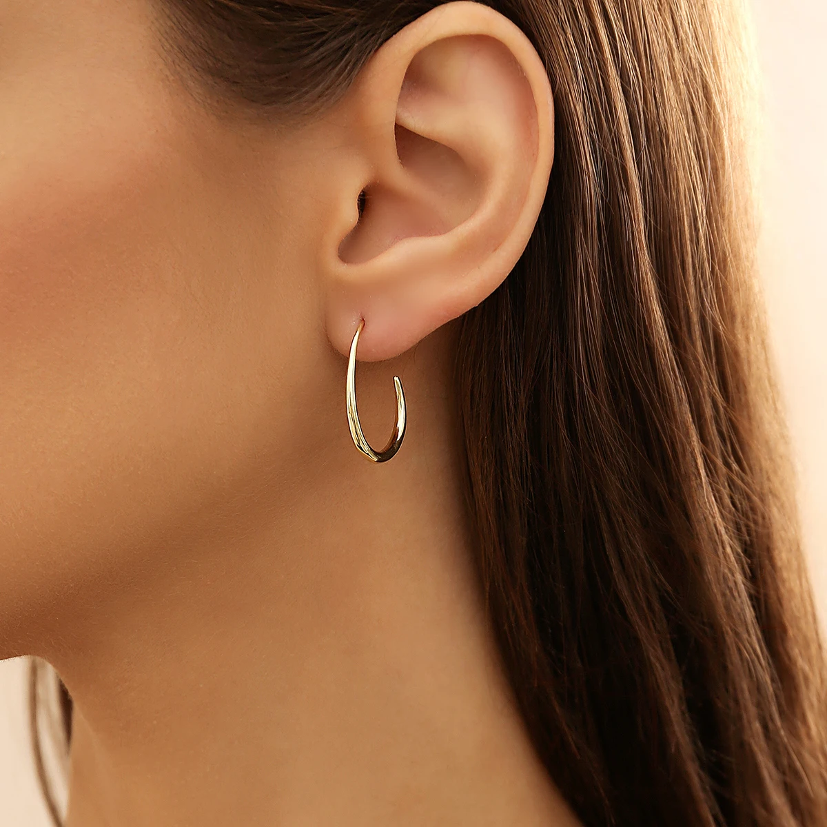 Ingemark minimalist ische winzige runde Kreis Ohr stecker für Frauen Vintage einfache Piercing