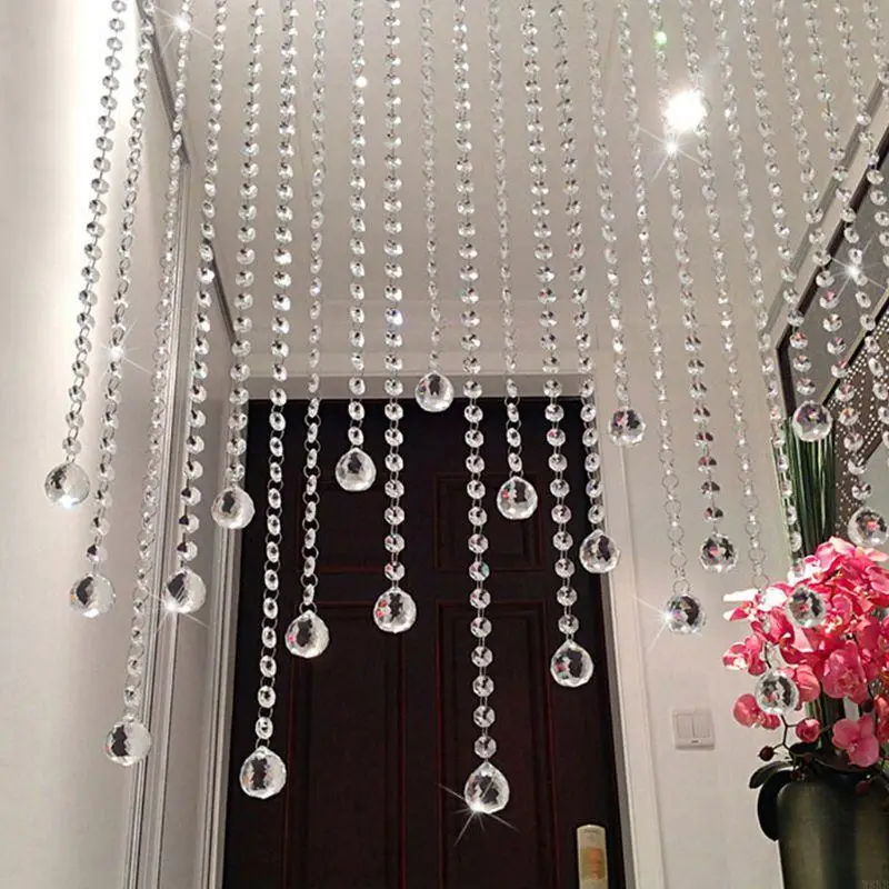 W8kb Clear Crystal Lamp Ball Prism Trang trí đám cưới 20 mm