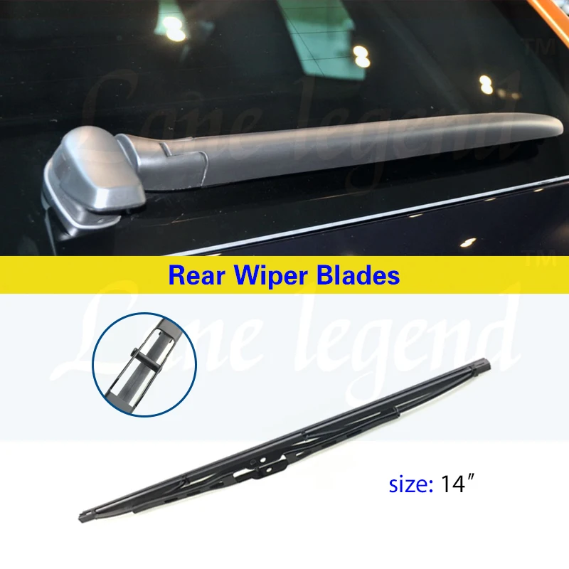 Car Wiper 14" For Porsche Cayenne 2002 - 2010 Rear Windshield Windscreen Clean Tailgate Window Wiper Blade Car Accessories