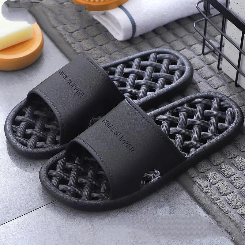 Zapatillas de baño antideslizantes de estilo japonés para hombres y mujeres, zapatos de secado rápido con fugas, geométricos, para interiores y hoteles