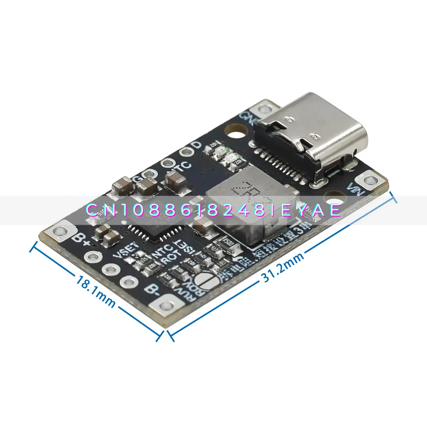 

3.7V Lithium Battery 5V Charging 2 Strings 3 Strings Lithium Battery Boost Charging Board Module Supports QC Fast Charging