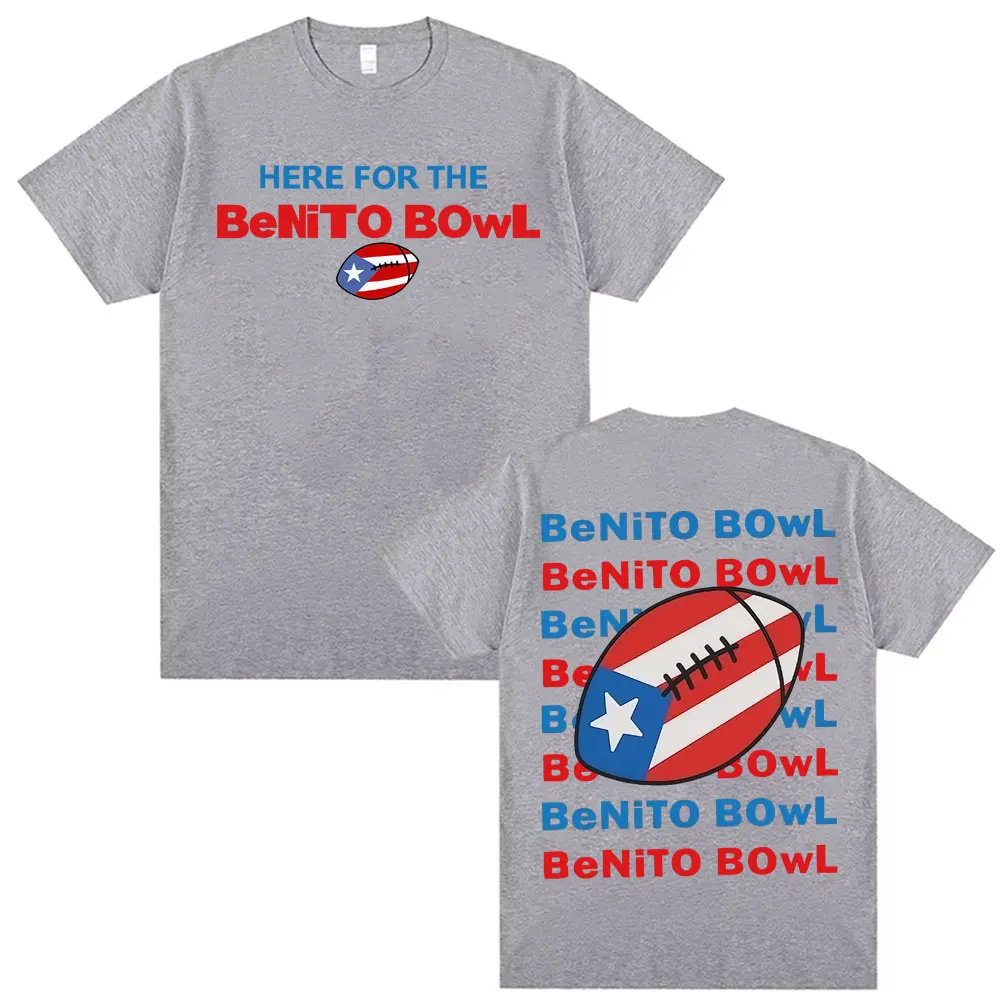 تي شيرت Benito Bowl، تي شيرت Bad Rabbit Super Bowl 2026 Tour، تي شيرت هيب هوب هاراجوكو عصري للرجال والنساء
