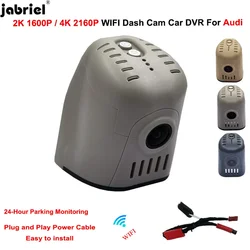 Plug and Play 4K 2160P Wifi para coche-Dvr para DashCam para Audi Q5 Q7 Q2 Q3 A3 A4 A5 A6 A7 RS B5 B6 B7 B8 C5 C6 C7 8P 8V Dashcam
