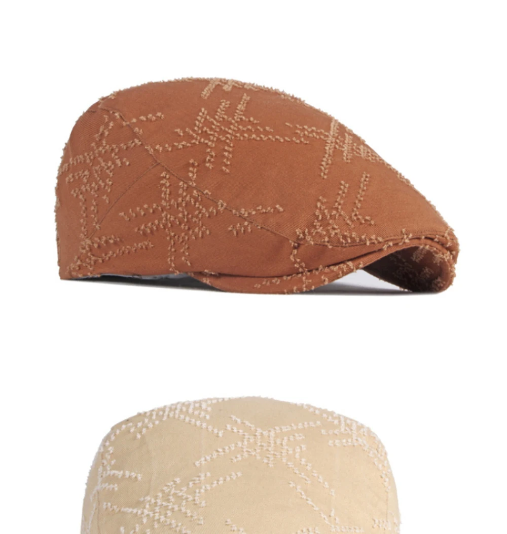 HT4659 Baskenmütze für Herren und Damen, Frühling/Sommer, Vintage-Sonnenmütze, Künstler-Baskenmütze, Unisex Ivy Flat Cap, Verstellbare Herren-Baskenmützen – Detail 7