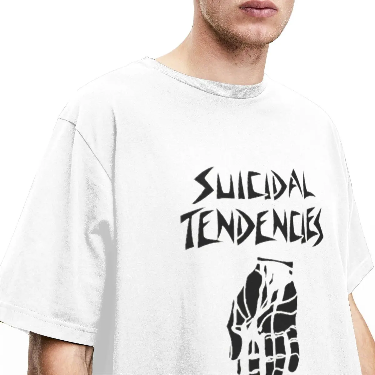 Suicidal Tendencies Band Men Women T Shirt Rock Metal Merch Casual T-Shirt Short Sleeve O Collar T-Shirts Cotton Unique Clothing