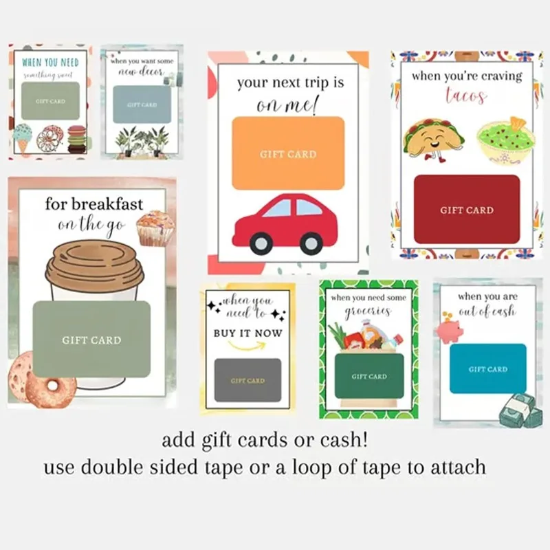 Weihnachtsgeschenkkartenbuch Überraschungen auf jeder Seite DIY spiralgebundene Fröhliche Weihnachtsgrußkarten für Schüler-Abschlussgeschenke