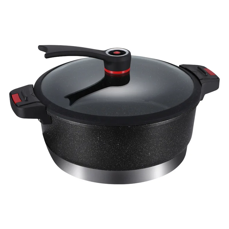 เครื่องใช้ในครัวเรือนแบบบูรณาการหม้อร้อน Maifan หิน Micro-ความดันซุปไฟฟ้านึ่งความดัน