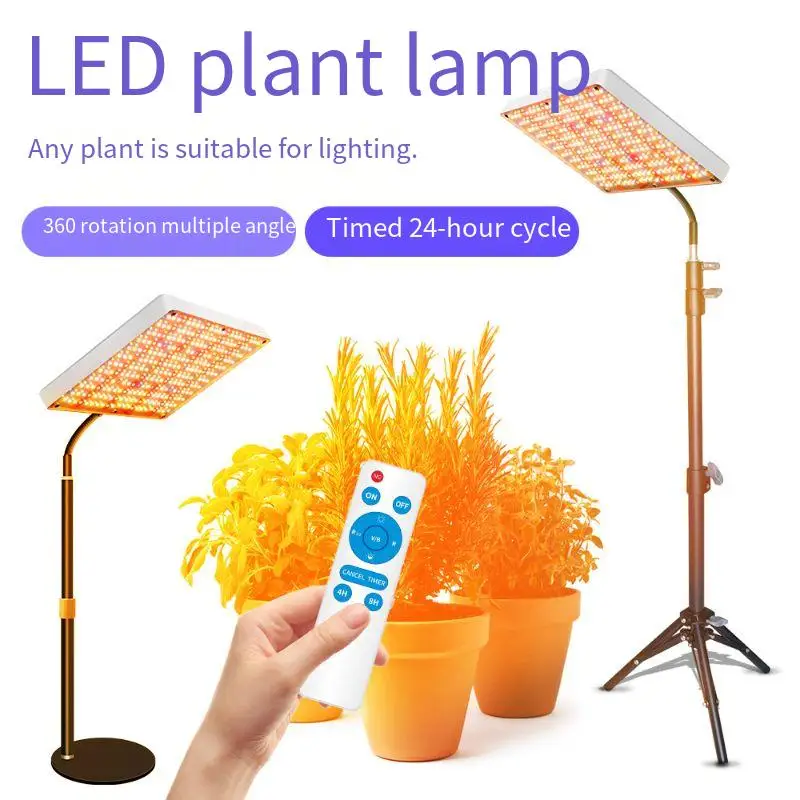 Tripod Desktop Growth Light LED Plant Light Three Color Adjustable Timing Plant Light Indoor Greenhouse Cultivation Growth Light