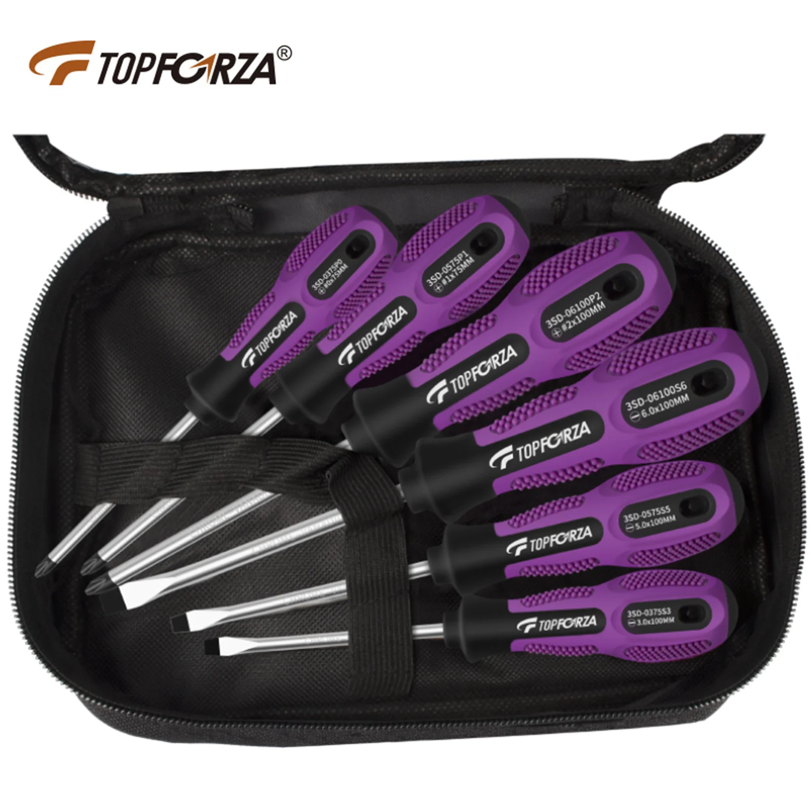 

6pcs Screwdriver Set CR-V Magnetic Phillips Head Slotted Bits Household Repair Tool Kit Cross Screwdrivers Straight Screw Driver