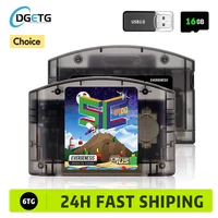 EVERGENESIS SC64 cartucho de juego N64 de código abierto 800 en 1 para tarjeta de juego Nintendo 64 compatible con tarjeta de 16GB gratuita 64DD