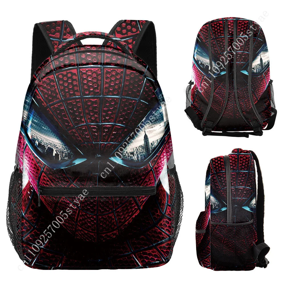 Marvel Spider-Man Backpack — Cartoon Schoolbag with Superman Print